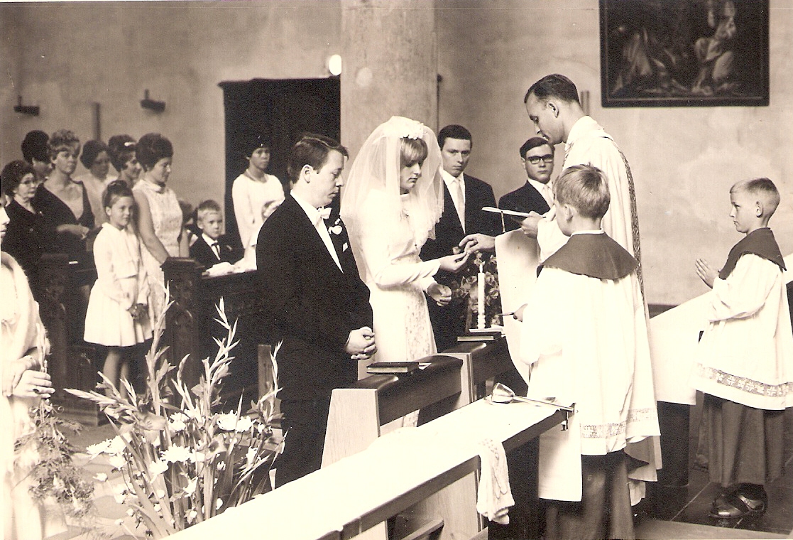 Original Hochzeitsfoto aus den 60er Jahren